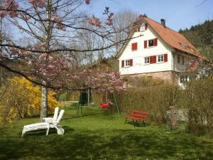 En have udenfor Ferienwohnung-Jungbauernhof