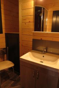 Vonios kambarys apgyvendinimo įstaigoje Camping de masevaux