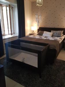 Кровать или кровати в номере Porvoo City Apartments