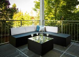 En balkong eller terrasse på BENSIMON apartments Mitte - Moabit