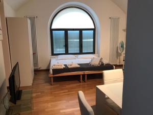 Postel nebo postele na pokoji v ubytování MyRoom Città Alta 2