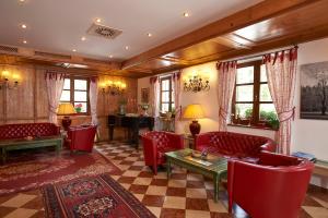 Χώρος καθιστικού στο Hotel Plesnik Logar Valley