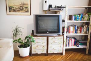 Телевизор и/или развлекательный центр в Apartment Ema