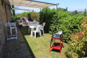 A garden outside Fattoria Borgonuovo