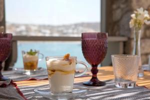 Nápoje v ubytování Dreambox Mykonos Suites