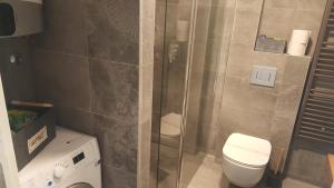 Kúpeľňa v ubytovaní Apartman VIP, with Free Garage Parking