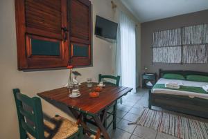 Posteľ alebo postele v izbe v ubytovaní Coastal Apartments Volos Alykes