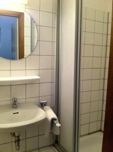 Koupelna v ubytování Hotel Haus Wagner