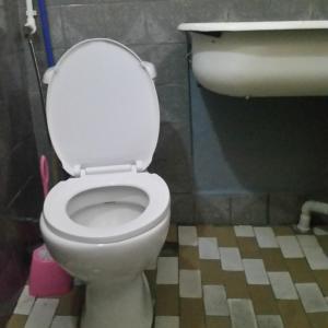 Um banheiro em Apartment on Sulkhan-Saba Roma