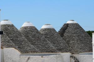 ノーチにあるMasseria Calandrellaのマヤ遺跡のピラミッド屋根の眺め