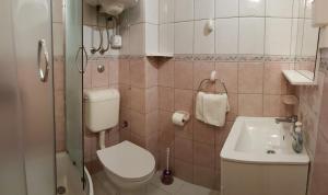 Koupelna v ubytování Apartments Brčić + 37 fotografií