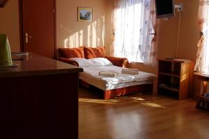 Telewizja i/lub zestaw kina domowego w obiekcie Apartamenty Klemens