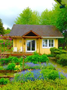 Zahrada ubytování Country Cottage of Langley