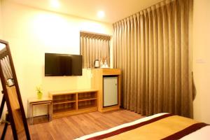 TV a/nebo společenská místnost v ubytování Simonhall B&B