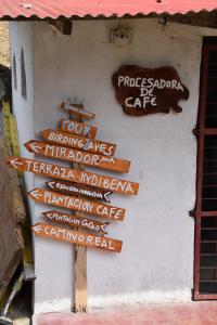 Certifikát, hodnocení, plakát nebo jiný dokument vystavený v ubytování Finca San Rafael - Cafe y Cacao