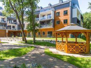 Budynek, w którym mieści się apartament
