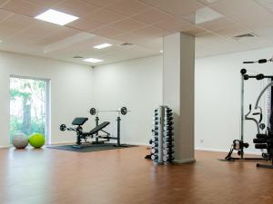 Centrum fitness w obiekcie Lucky40 - Apartament z widokiem na morze, SPA gratis, Dwie Sosny