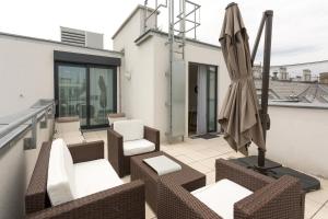 Balkon lub taras w obiekcie Mar Suite Apartments - Center