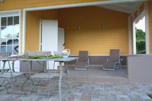 Patio nebo venkovní prostory v ubytování La Ferme des Etangs