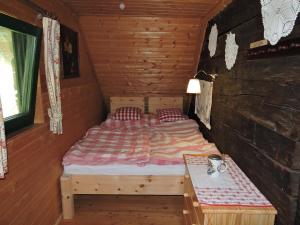 Voodi või voodid majutusasutuse Glühwürmchenhütte toas