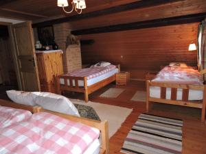 Voodi või voodid majutusasutuse Glühwürmchenhütte toas