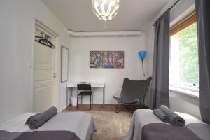 Postel nebo postele na pokoji v ubytování Motel Tornio