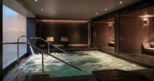a jacuzzi tub in a hotel room at The Gleneagles Hotel in Auchterarder