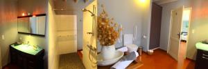 Μια τηλεόραση ή/και κέντρο ψυχαγωγίας στο Luxe B&B maison á votre santé, in Bordeaux Wine Region
