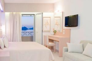 TV a/nebo společenská místnost v ubytování Hotel Philip