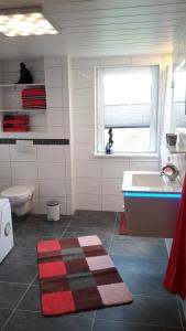 Phòng tắm tại Ferienhaus Bine