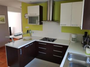 Kuchyňa alebo kuchynka v ubytovaní Apartmani Nova