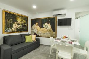 Posezení v ubytování Art & Wine Boutique Hotel