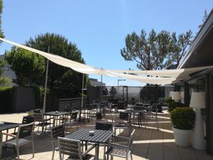 A restaurant or other place to eat at Abba Garden