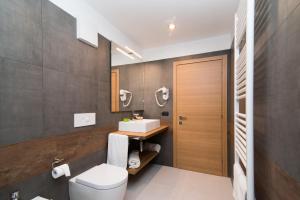 Koupelna v ubytování Hotel Ferrovia