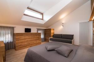 TV a/nebo společenská místnost v ubytování Hotel Ferrovia