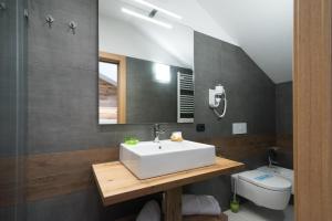 Koupelna v ubytování Hotel Ferrovia