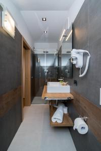 Koupelna v ubytování Hotel Ferrovia