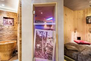 Ένα ή περισσότερα κρεβάτια σε δωμάτιο στο Hotel am Reiterkogel