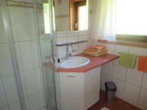 Kúpeľňa v ubytovaní Haus Manser