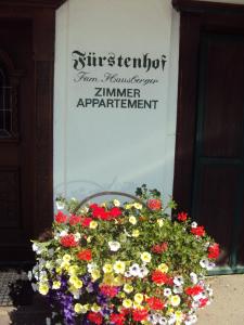 Certifikát, hodnocení, plakát nebo jiný dokument vystavený v ubytování Fürstenhof