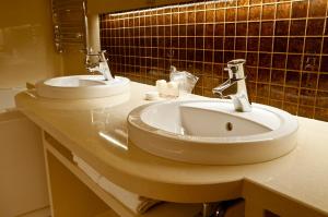 Kúpeľňa v ubytovaní Hotel Vabank