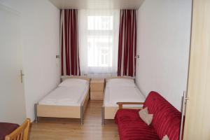 Ένα ή περισσότερα κρεβάτια σε δωμάτιο στο Hotel "Wilder Mann"