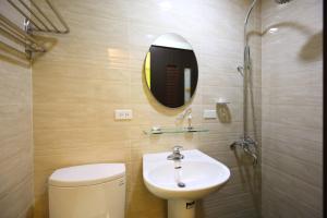 Koupelna v ubytování Xincheng Old Street B&B