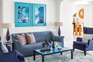 A seating area at Villa Gervasio Rooms