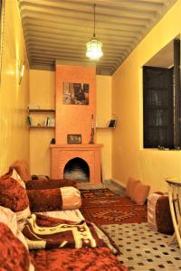 Posezení v ubytování Riad Ciel d'Orient