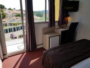 Posezení v ubytování Hôtel Port Beach