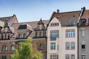 Das Gebäude in dem sich die Ferienwohnung befindet