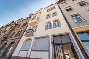 Das Gebäude in dem sich die Ferienwohnung befindet