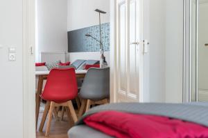 Ein Bett oder Betten in einem Zimmer der Unterkunft Family-Apartments Freiburg