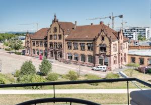 Das Gebäude in dem sich die Ferienwohnung befindet